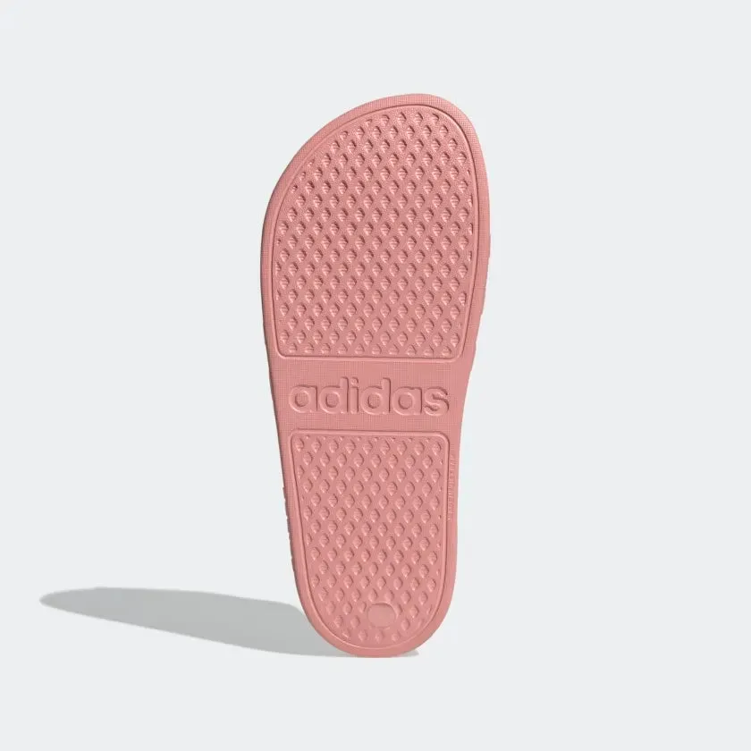 Adilette Aqua Slides (Wonder Mauve   Wonder White   Wonder Mauve)