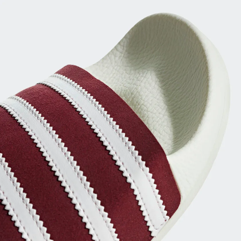 Adilette Classic Stripe (White Burgundy)