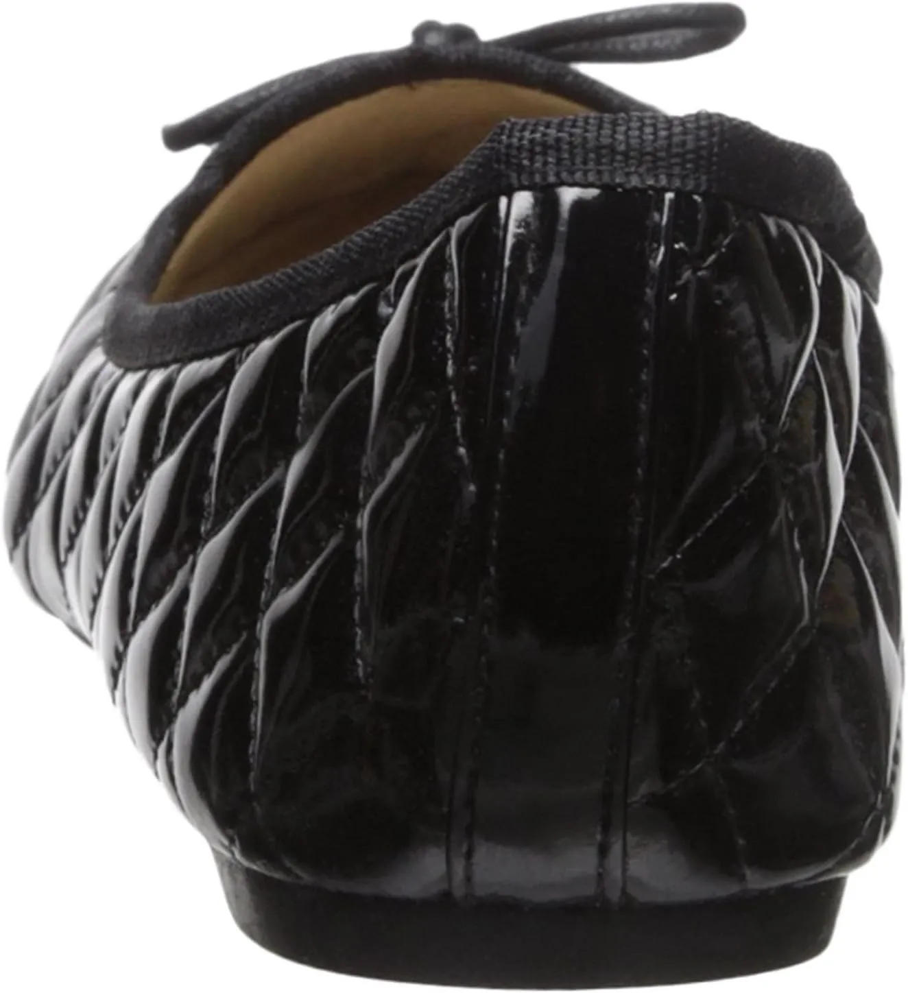 Alpine Swiss Womens Aster Ballet Flats | Patent Leather Slip-On Shoes | Quilted Pillow Stitch | Rounded Toe | Everyday Comfortable Fashion Footwear