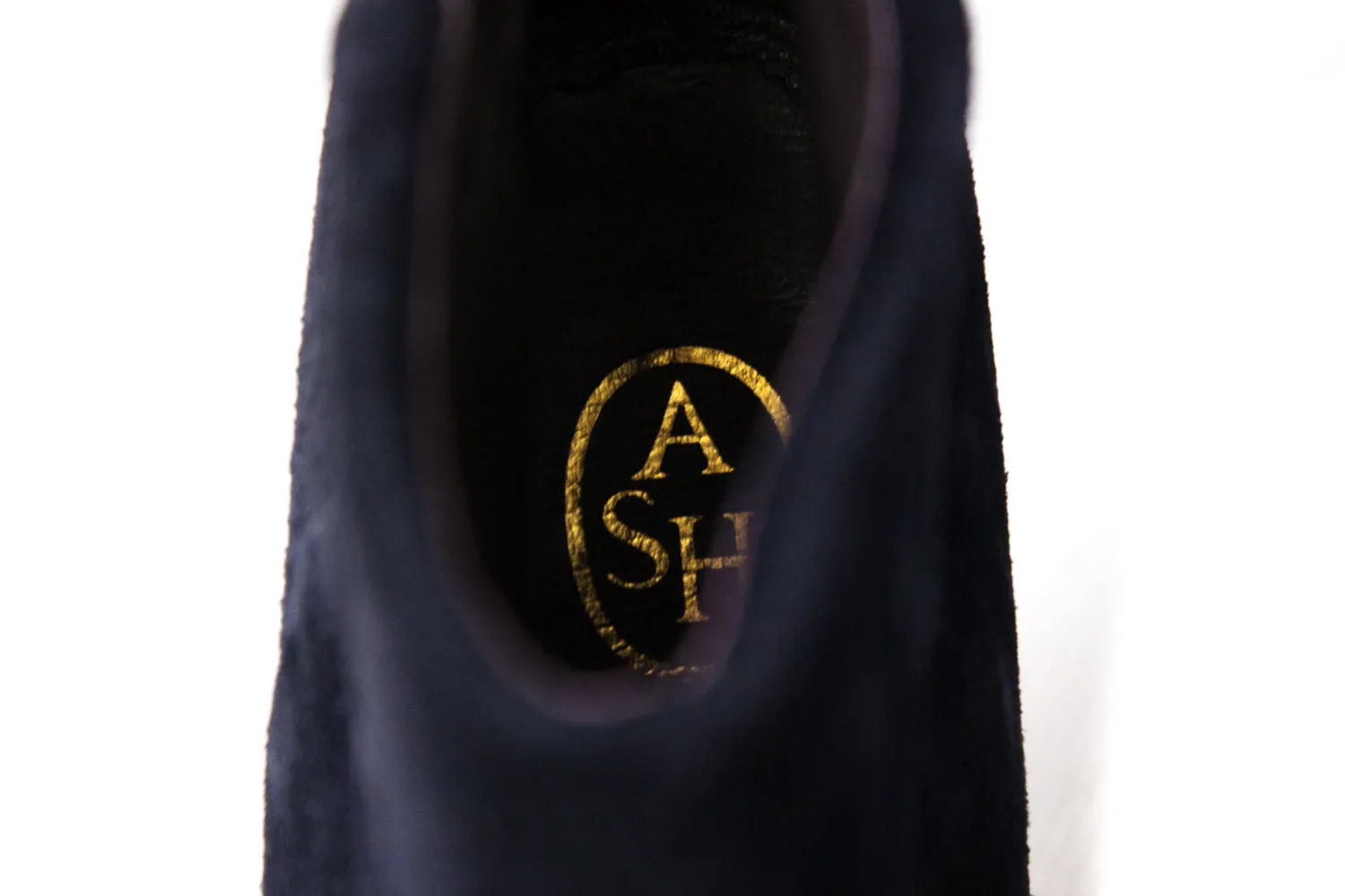 ASH Fold Over Suede Ankle Booties Heels, EU 36/UK 3.5/US 6