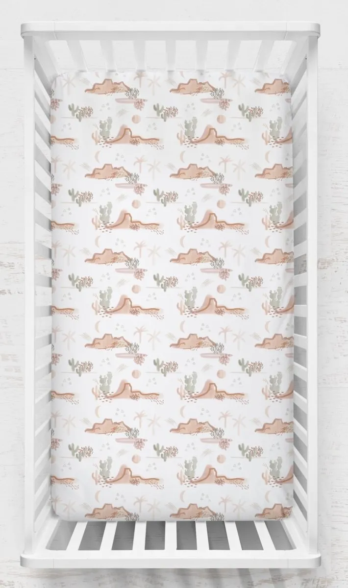 Boho Desert Nursery Starter Crib Bedding Set