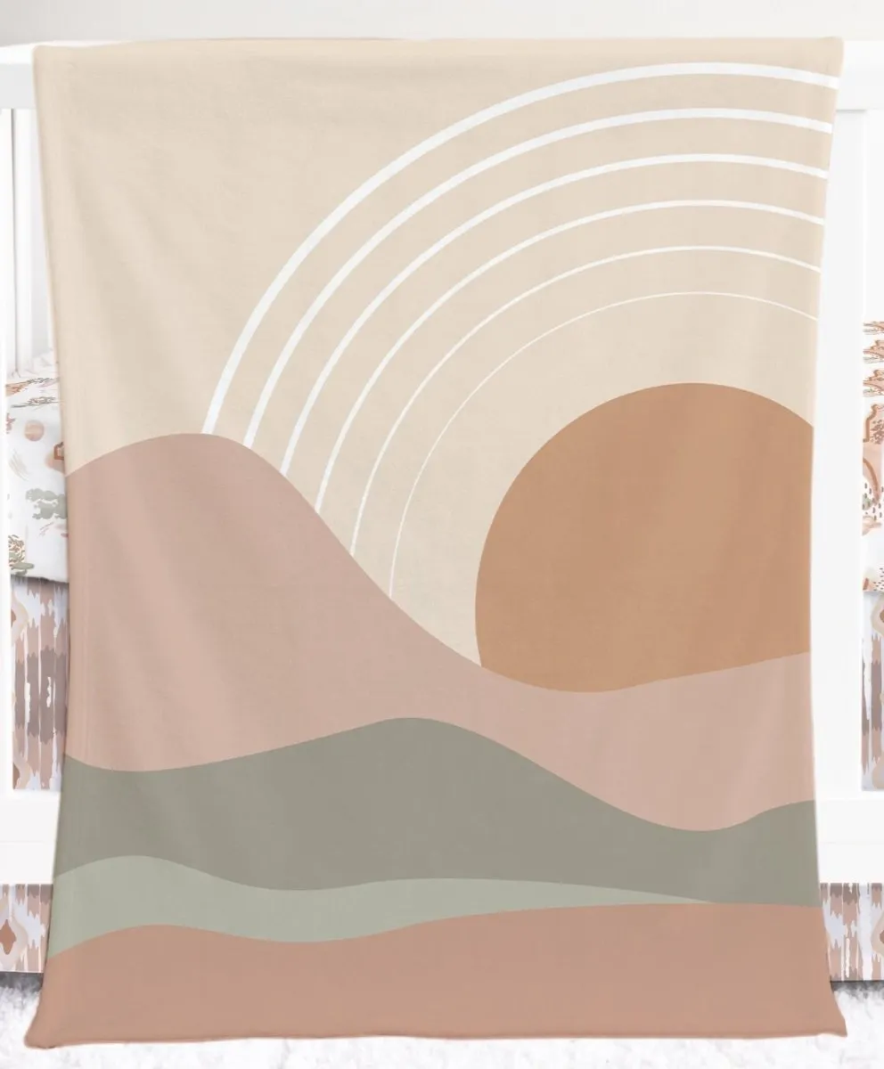 Boho Desert Nursery Starter Crib Bedding Set