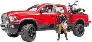 Bruder 1:16 RAM 2500 Power Wagon w Scrambler Ducati Desert Sled