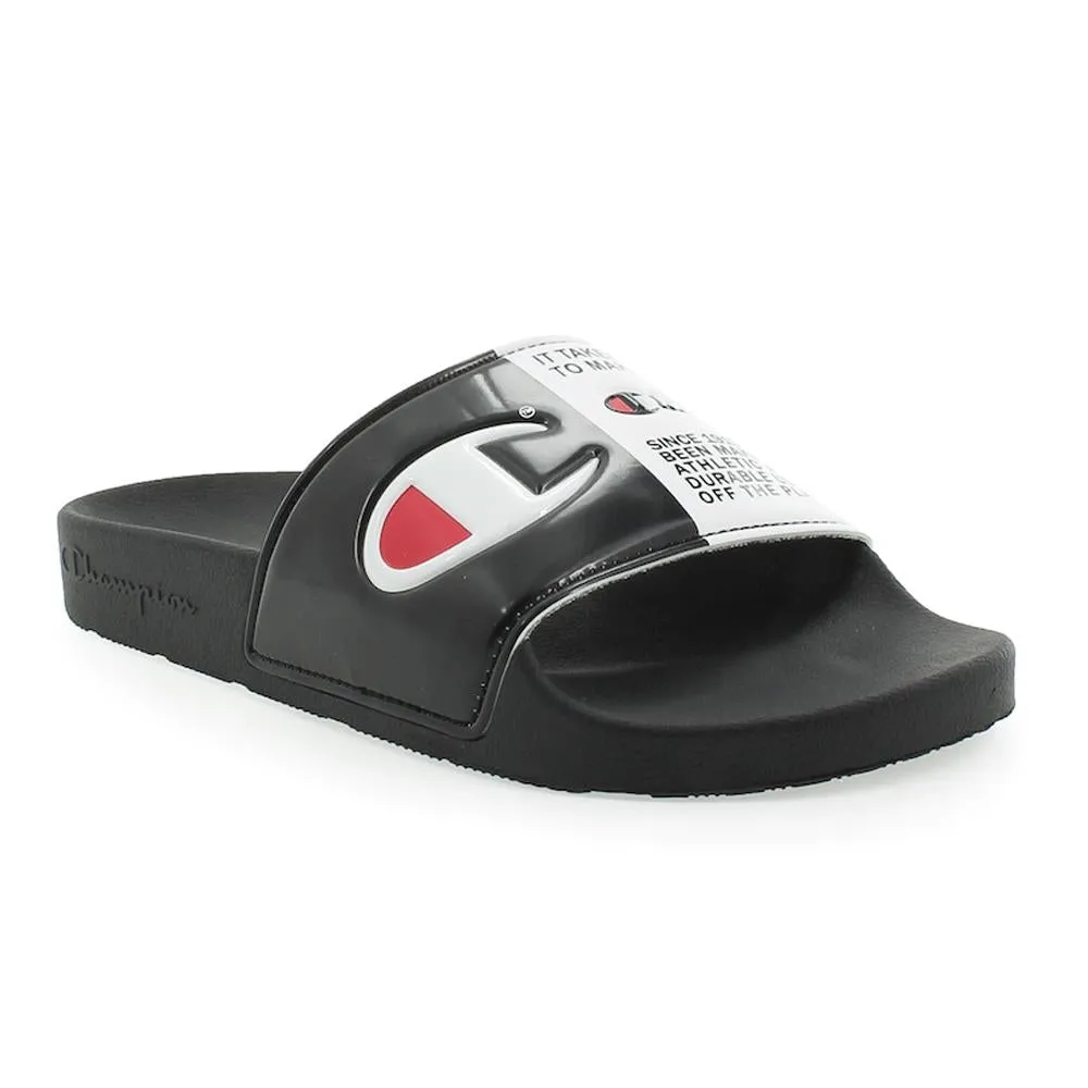 Champion IPO Split Jock Slides (Black)
