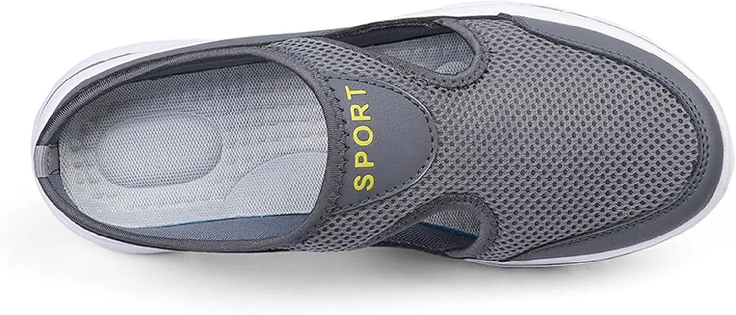 Clogs for Women 2025 Casual Non Slip Orthopedic Sneakers Breathable Mesh Walking Mules Sneakers Comfort Support Sports Sandals Closed Toe Slides Walking Shoes