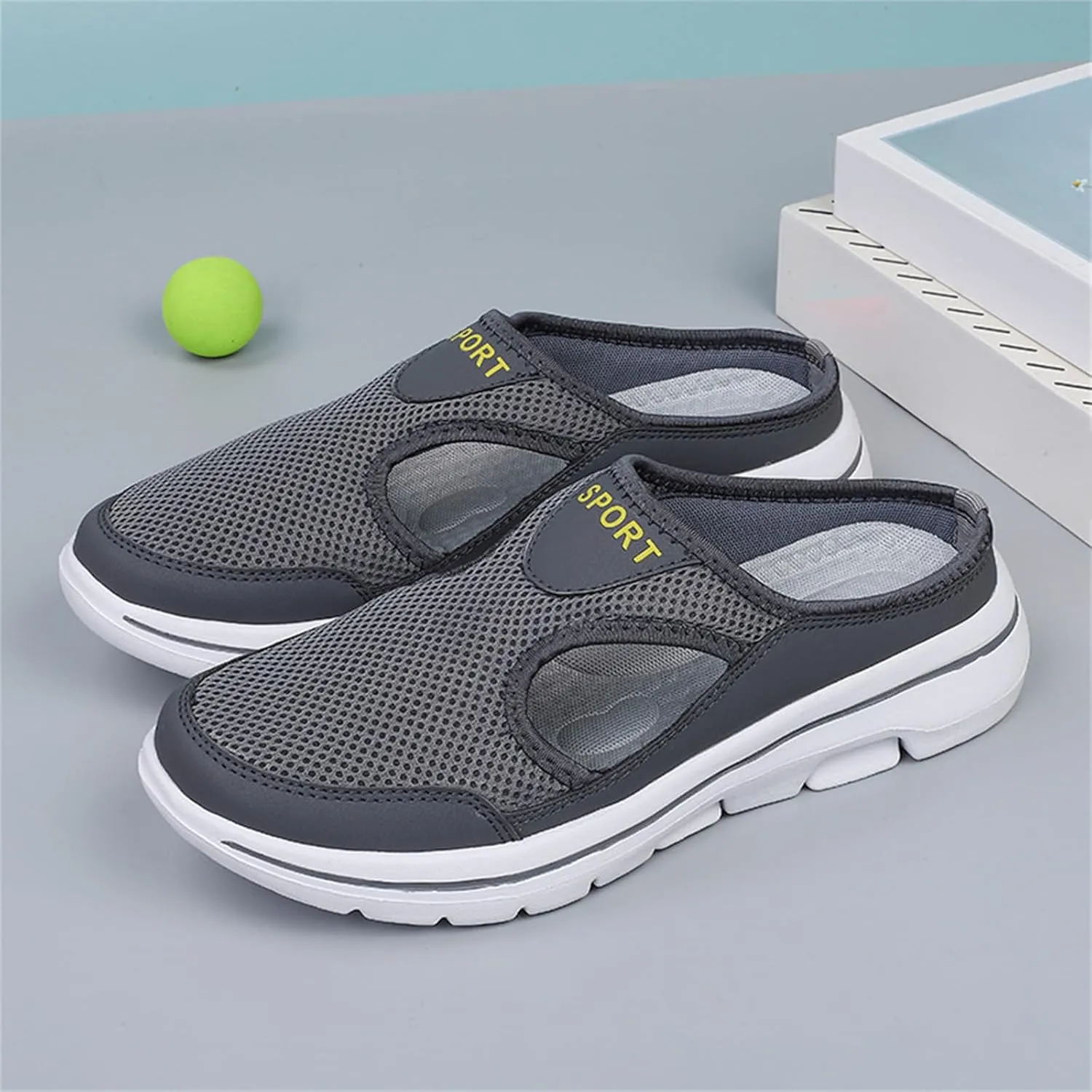 Clogs for Women 2025 Casual Non Slip Orthopedic Sneakers Breathable Mesh Walking Mules Sneakers Comfort Support Sports Sandals Closed Toe Slides Walking Shoes