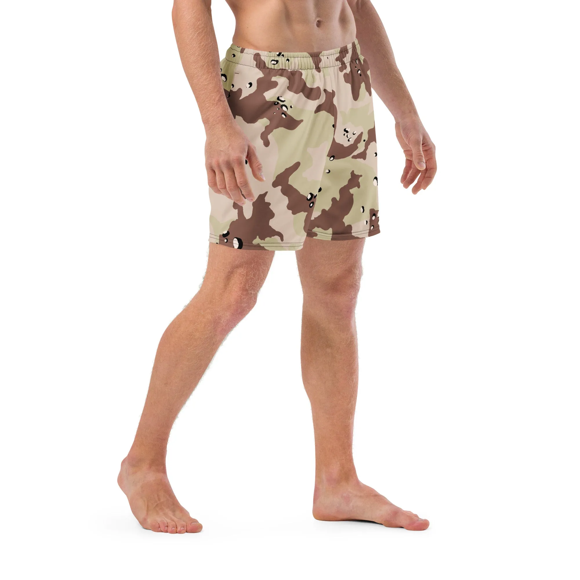 Desert Camo 1972 Experimental Six-Color Desert Pattern Swim Trunks