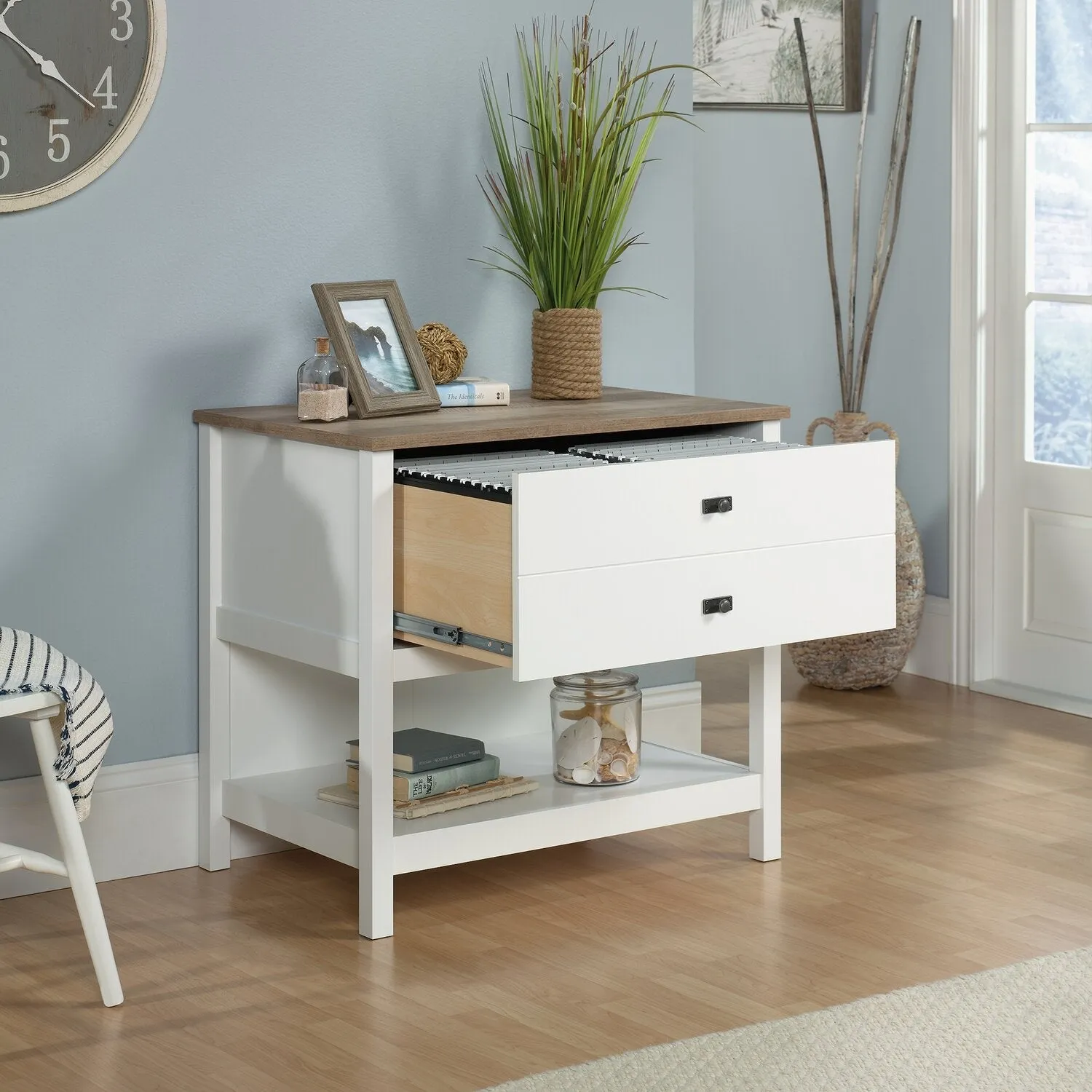 Dinsmore Filing Cabinet - Soft White