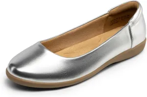 DREAM PAIRS Womens Comfortable Ballet Dressy Work Flats, Round Toe Slip on Office Shoes