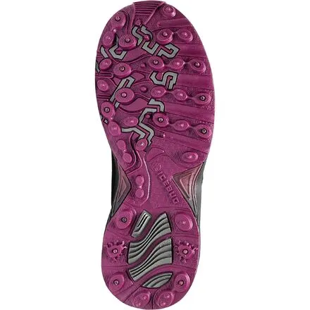 Hiking boots Pace3 BUGrip GTX women's Icebug, color Black/Dark Hibiscus