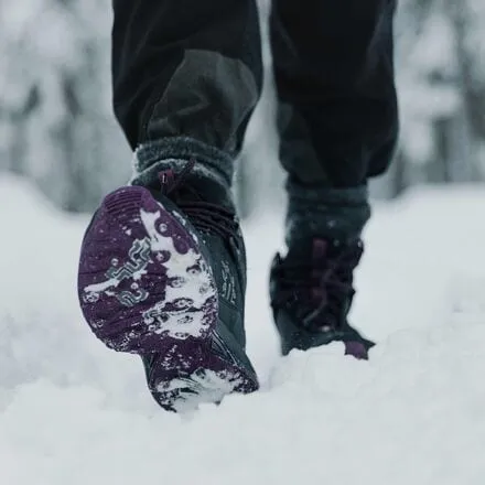 Hiking boots Pace3 BUGrip GTX women's Icebug, color Black/Dark Hibiscus