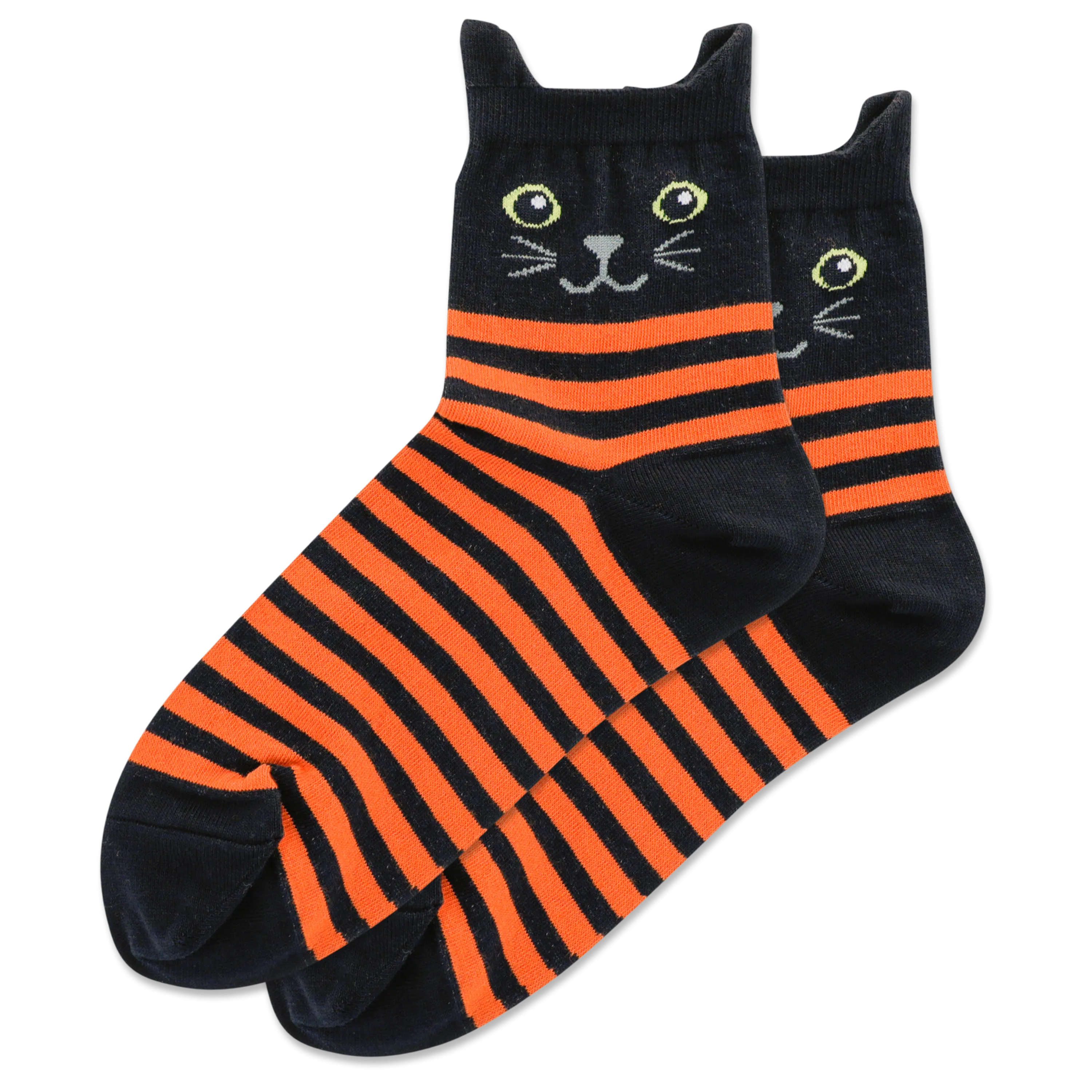 HOTSOX Women's Cat Stripe Anklet Socks