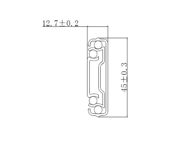 IntAfit Double Extension Soft Close Drawer Runner 45kg - 45 x 450mm
