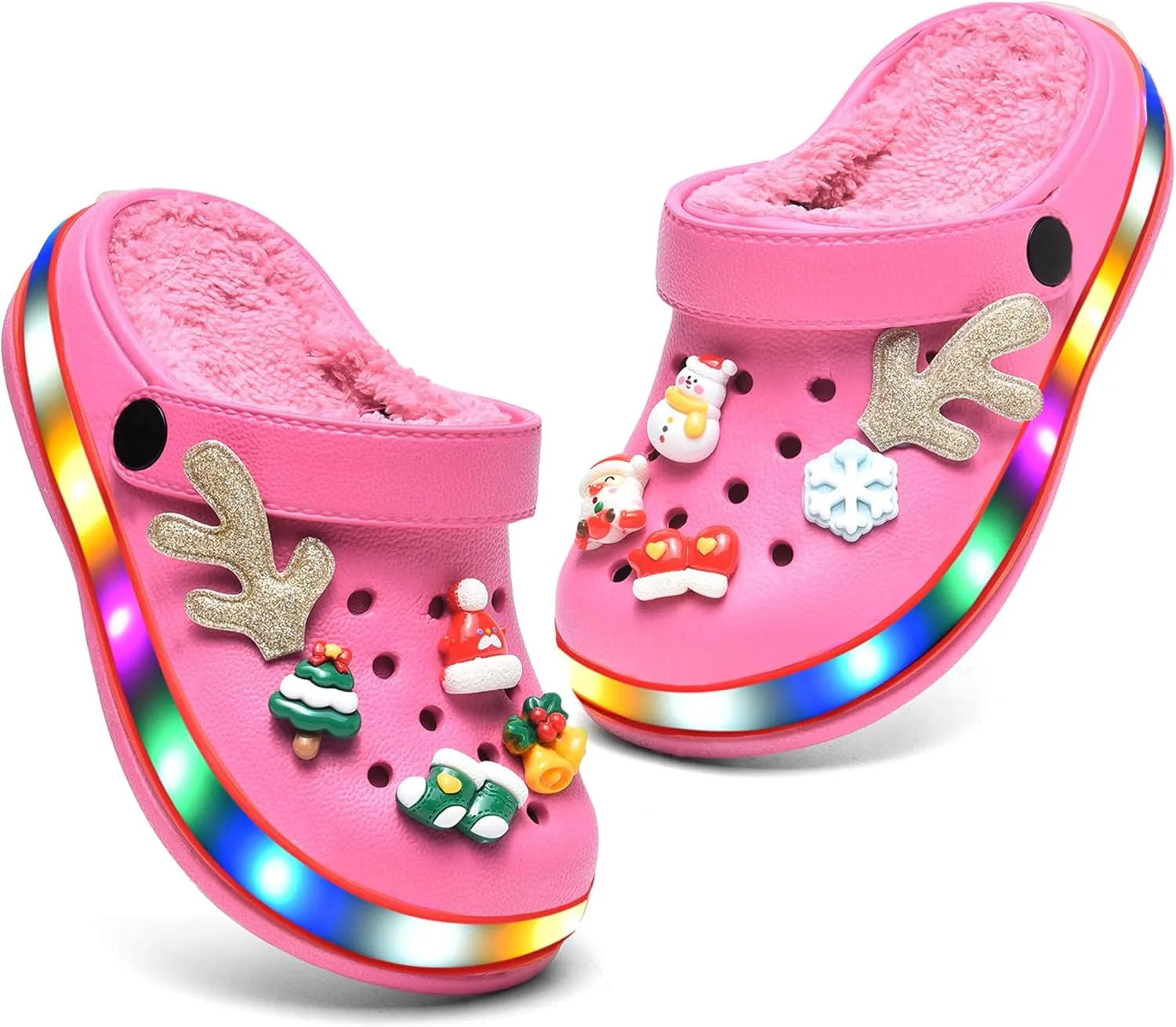 Kids' Boys Girls LED Clogs Cute Garden Shoes Cartoon Slides