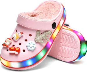 Kids' Boys Girls LED Clogs Cute Garden Shoes Cartoon Slides