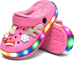 Kids' Boys Girls LED Clogs Cute Garden Shoes Cartoon Slides