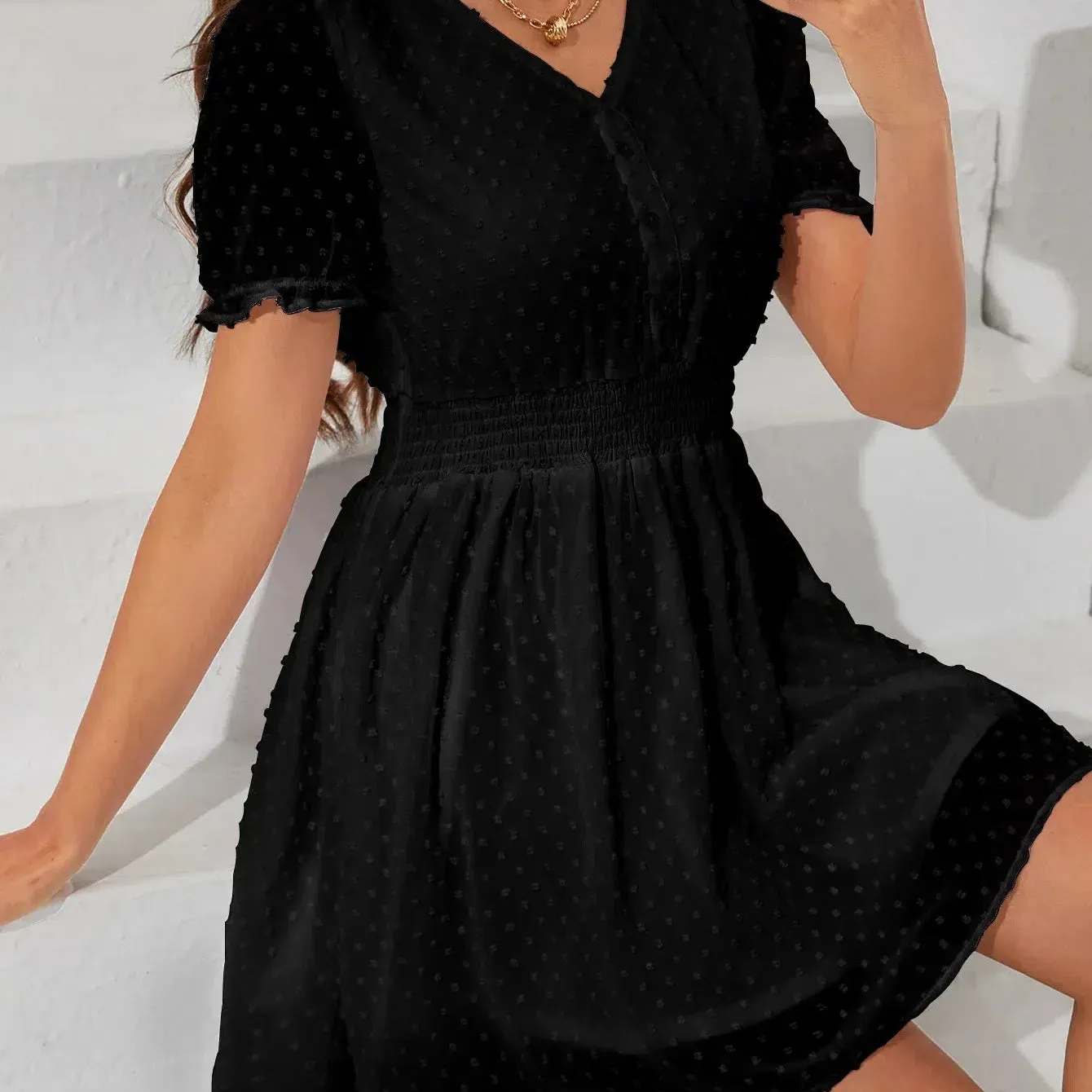 Ladies New Dress Fashion Color Matching Slim Long-Sleeved Shirt Dress Casual Plus Size Street Style Elegant Versatile Vestidos