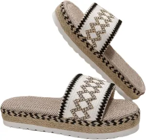 Ladmiple Sandals for Women Dressy Summer,Womens 2023 Cute Bow Knot Beach Comfy Flip Flops Casual Platform Shoes Sandals