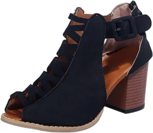 Ladmiple Sandals Women,Womens Summer Casual Open Toe Platform Sandals Wedge Slippers Flip Flops Ankle Buckle Strap Shoes