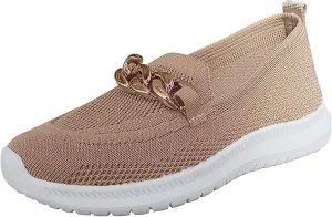Ladmiple Walking Shoes Women Comfort Slip On Sneakers Breathable Lightweight Non Slip Mesh Gym Running Workout Shoes