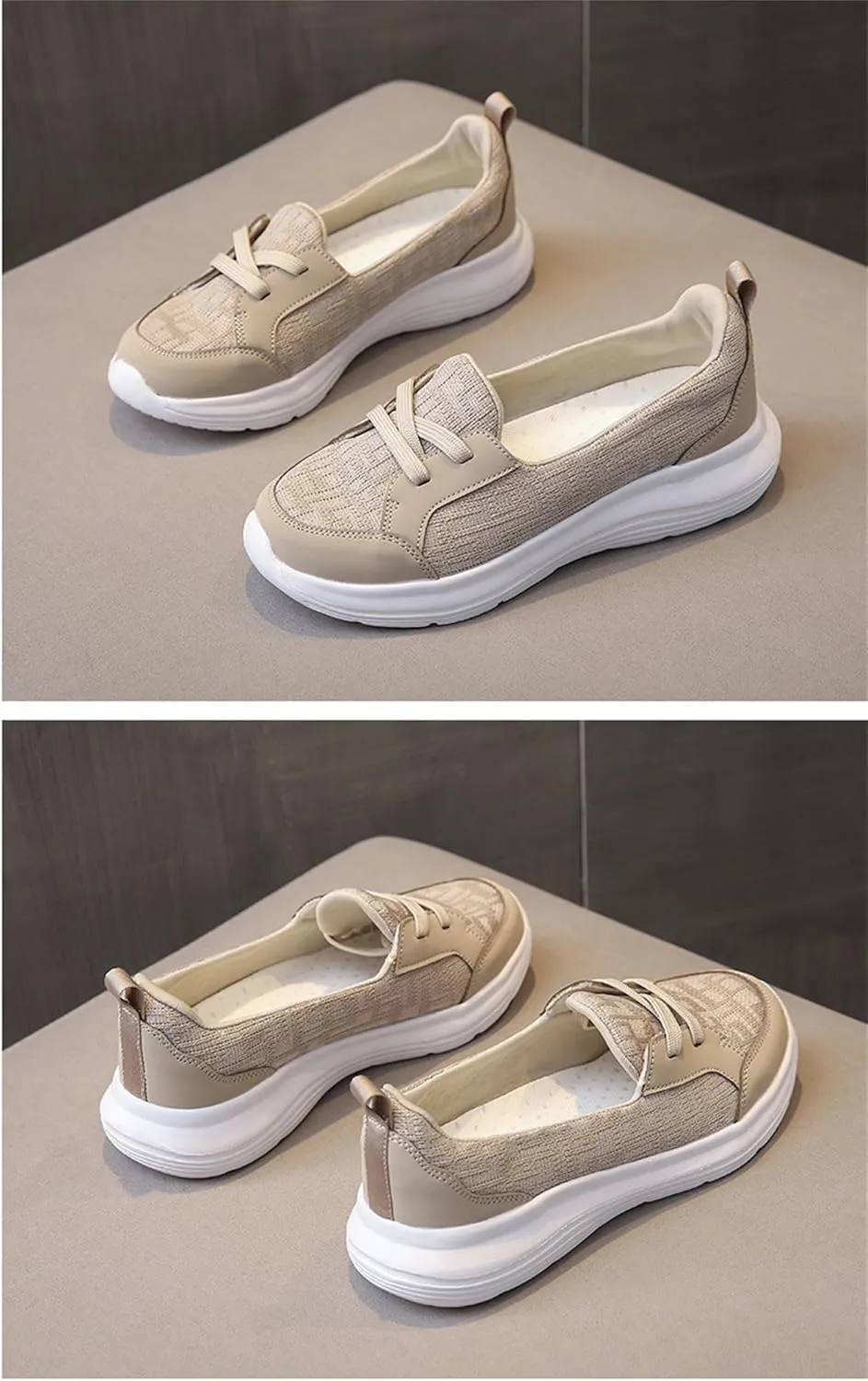Loafers for Women Comfort Mesh Arch Support Walking Loafers Slip On Breathable Orthopedic Flats Casual Strapy Low Top Shoes Lightweight Fashion Sneakers