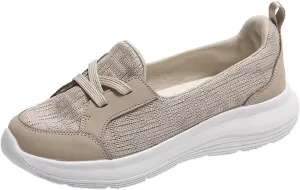 Loafers for Women Comfort Mesh Arch Support Walking Loafers Slip On Breathable Orthopedic Flats Casual Strapy Low Top Shoes Lightweight Fashion Sneakers
