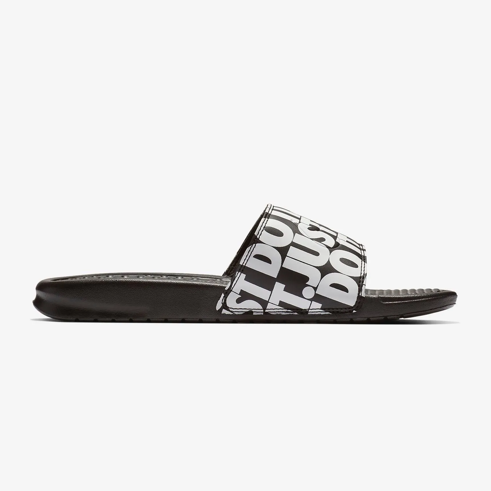Men's Nike Benassi Just Do It Repeat (Black White)(631261-024)