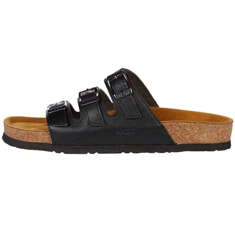 Naot Womens Austin Soft Black Leather