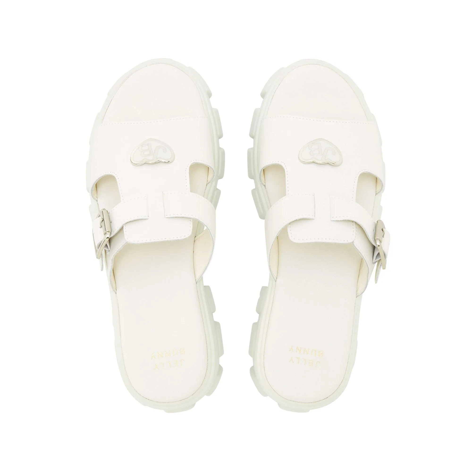 Selphie Mule Sandal White