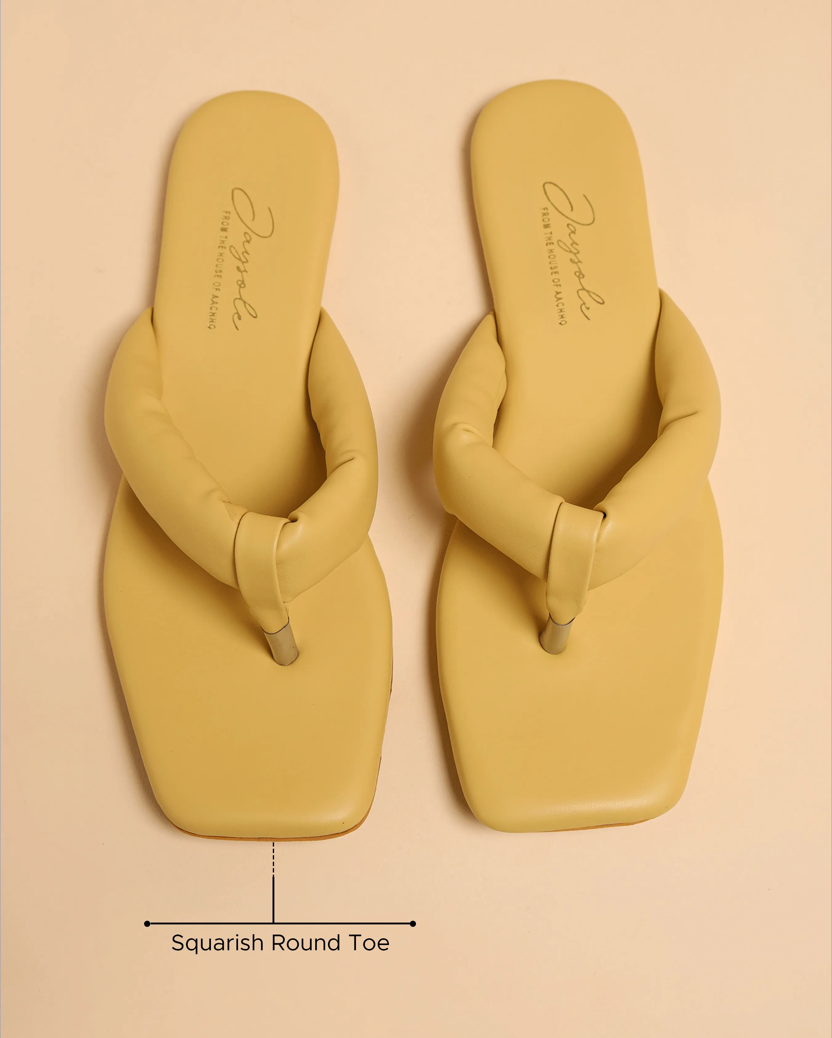 Strawlight Open Toe Flats