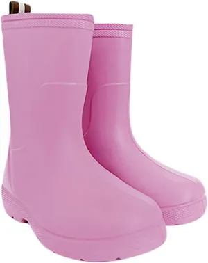 Toddler Slip on Rain Boots Kids Rain Boots Long Rain Boots for Boys Girls Easy-on Lightweight and Infant Snow Boots