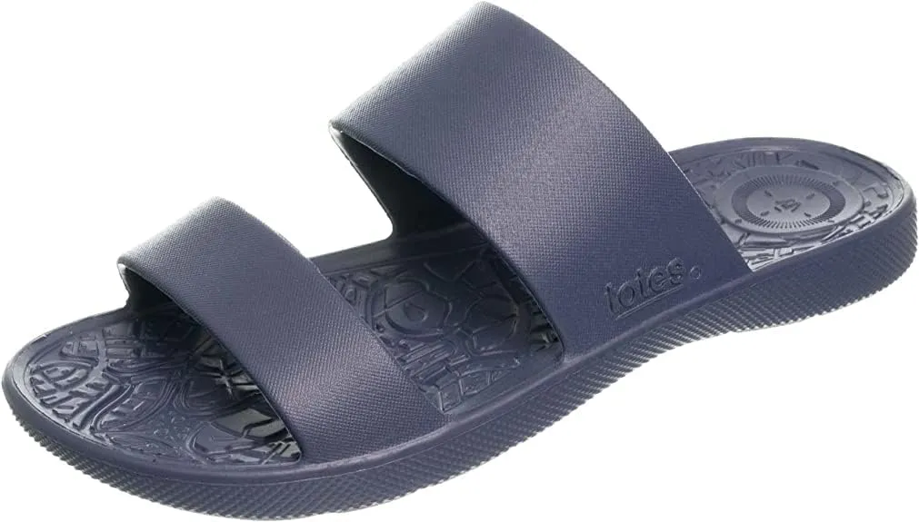 totes Womens Slides - Everywear Hudson Soft, Waterproof Pool & Beach Sandals