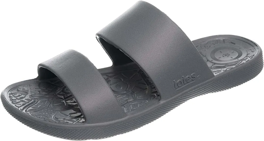 totes Womens Slides - Everywear Hudson Soft, Waterproof Pool & Beach Sandals