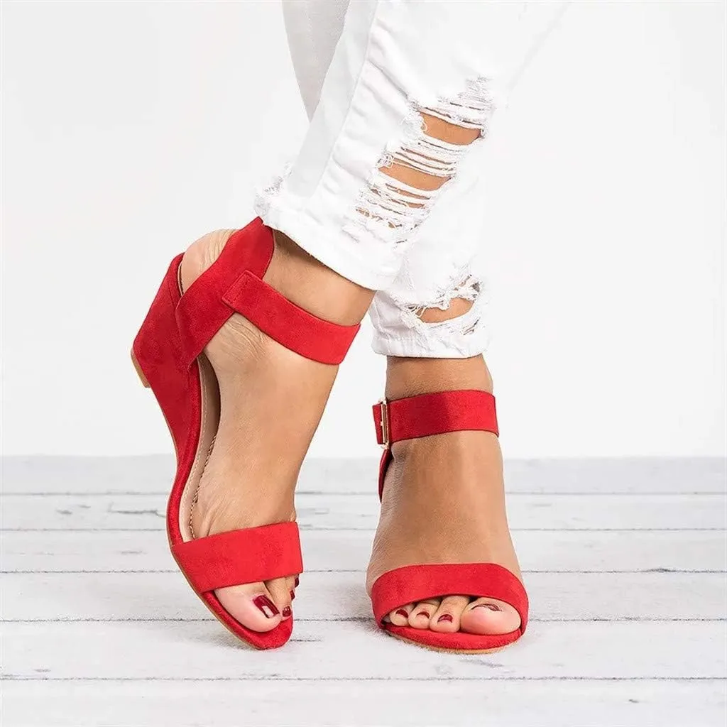 Walking Sandals Women, Sandals Women Ankle Strap Chunky Chunky Heel Sandals Open Toe Wedding Party Dress Shoes