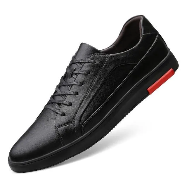West Louis Casual Solid Leather Sneakers