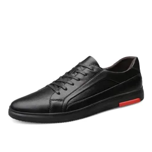 West Louis Casual Solid Leather Sneakers