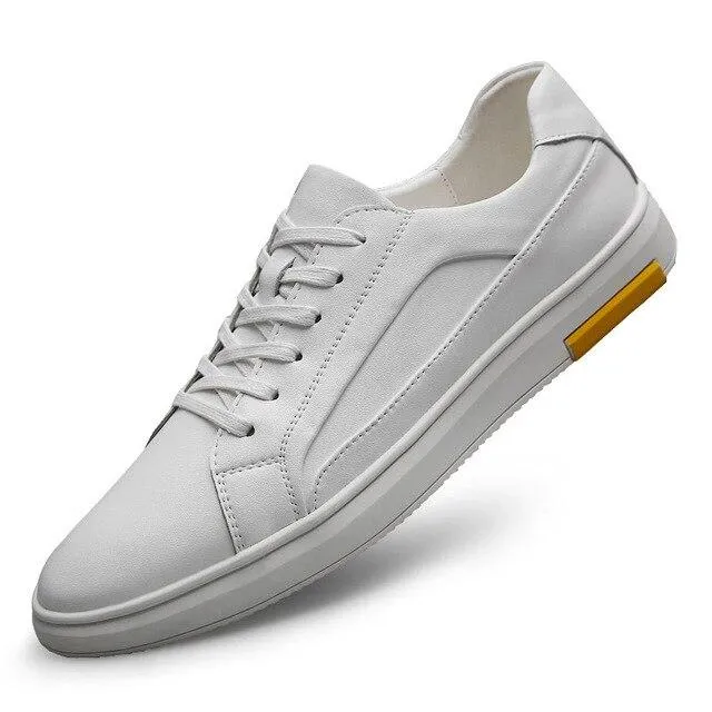 West Louis Casual Solid Leather Sneakers