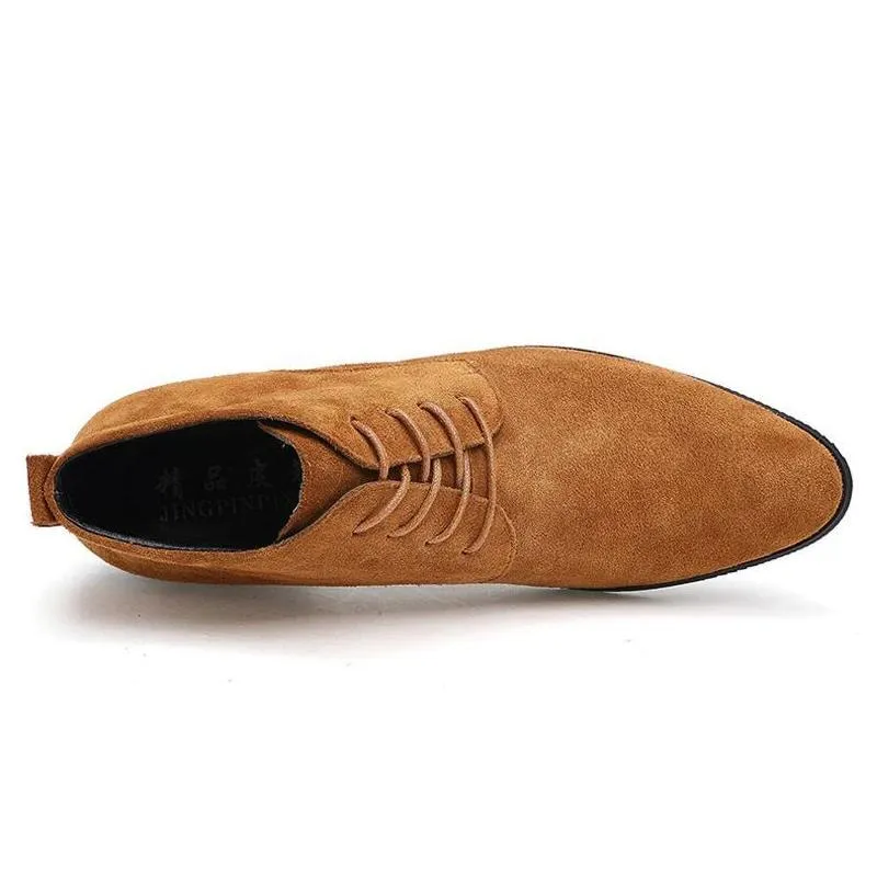 West Louis Leather Retro Desert Style Boots