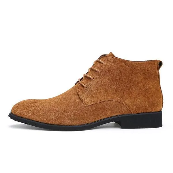 West Louis Leather Retro Desert Style Boots