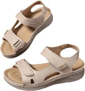 Women's Orthopedic Sport Sandals Shoes with Soft Cushion Foam Comfortable Walking Sandal for Women with Arch Support Wide Fit Dress Comfy Orthotic Recovery Athletic Travel Summer Sandal Dressy Shoe