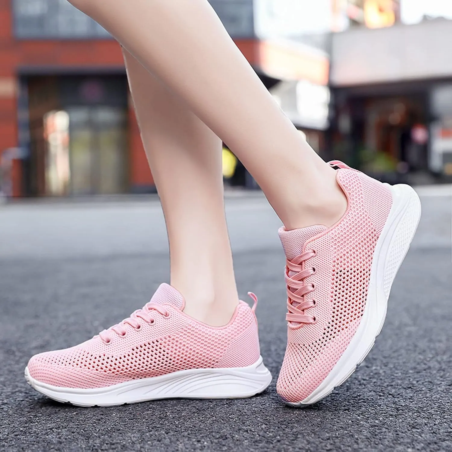 Women's Walking Shoes Lightweight Tennis Fashion Sneakers Lace Up Tennis Shoes Men Jogging Woman Shoes Casual Men Shoes Sneakers Black Tennis Shoe Trainers Shoe