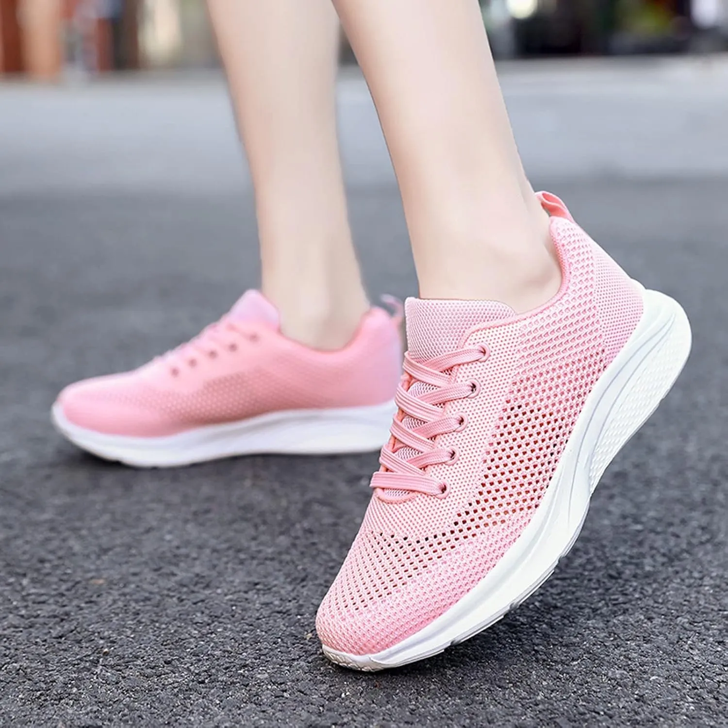 Women's Walking Shoes Lightweight Tennis Fashion Sneakers Lace Up Tennis Shoes Men Jogging Woman Shoes Casual Men Shoes Sneakers Black Tennis Shoe Trainers Shoe
